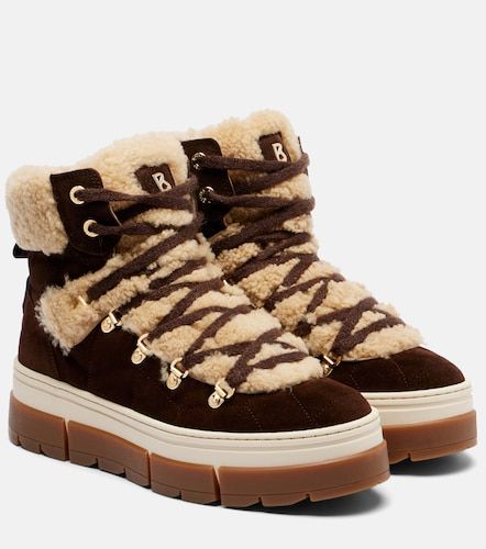 Stivaletti Vaduz in suede e shearling - Bogner - Modalova