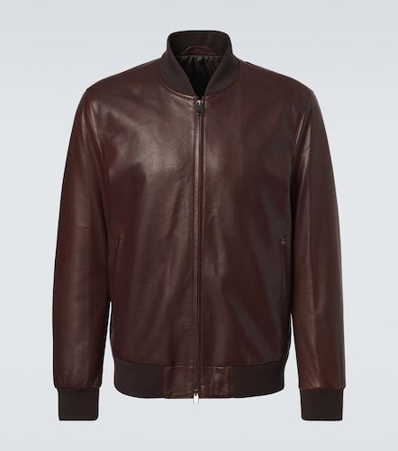 Brioni Leather bomber jacket - Brioni - Modalova
