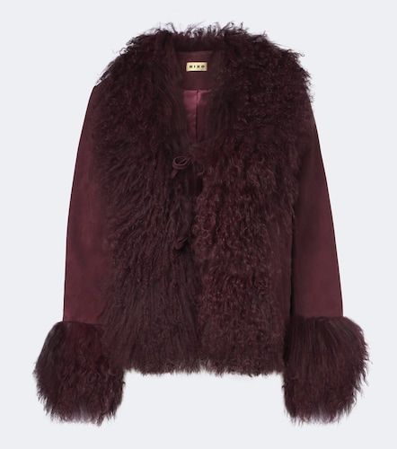 Jacke Sammy aus Veloursleder mit Shearling - Rixo - Modalova
