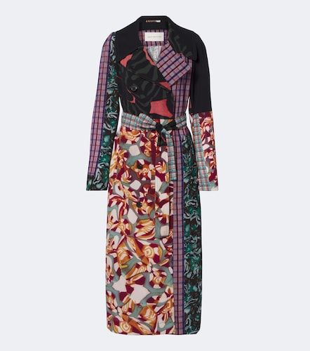 Abrigo envolvente estampado - Dries Van Noten - Modalova