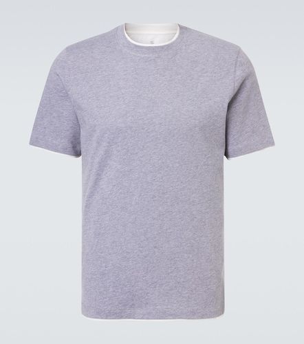 Camiseta de jersey de algodón - Brunello Cucinelli - Modalova