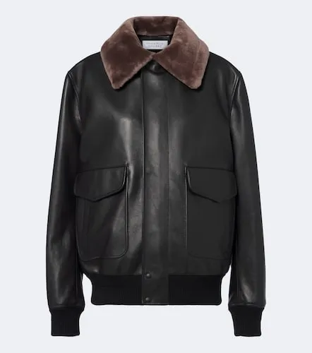 Lederjacke Grant mit Shearling - Gabriela Hearst - Modalova