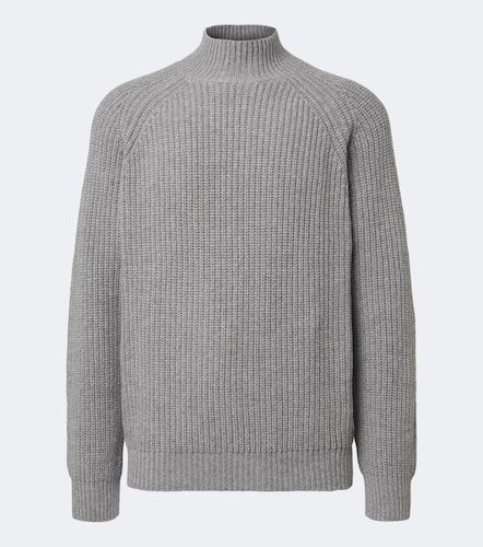 Wool and cashmere turtleneck sweater - Allude - Modalova