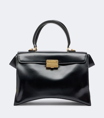 Hourglass Avenue Medium leather top-handle bag - Balenciaga - Modalova