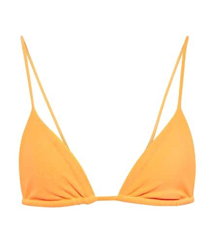 Via terry triangle bikini top - Jade Swim - Modalova