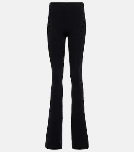 Cutout high-rise flared wool pants - Jean Paul Gaultier - Modalova