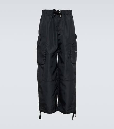 Technical wide-leg cargo pants - Versace - Modalova