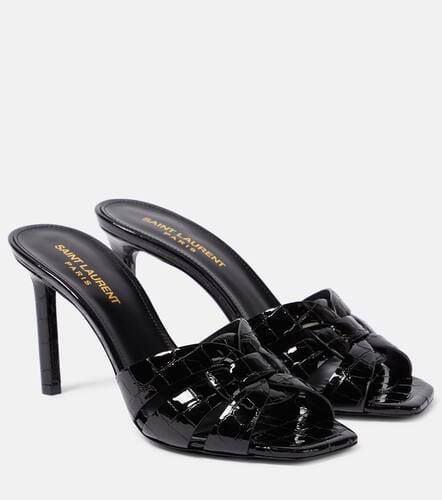 Tribute 85 patent leather mules - Saint Laurent - Modalova