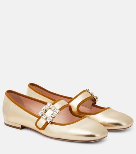 TrÃ¨s Vivier metallic leather ballet flats - Roger Vivier - Modalova