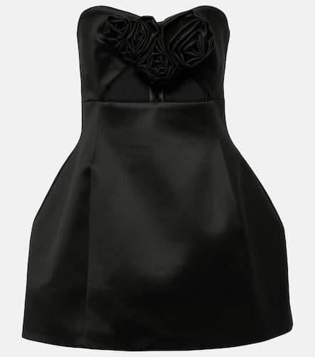 Floral-appliquÃ© bustier minidress - Magda Butrym - Modalova