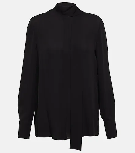 Tie-neck silk georgette blouse - Valentino Garavani - Modalova