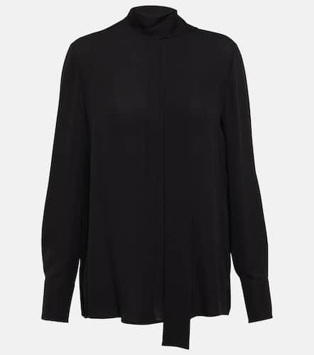 Tie-neck silk georgette blouse - Valentino - Modalova