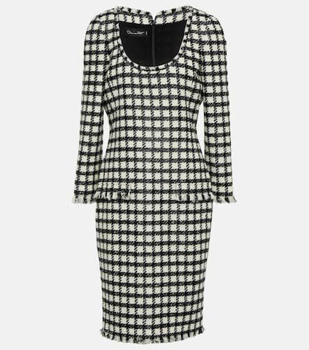 Wool-blend tweed midi dress - Oscar de la Renta - Modalova