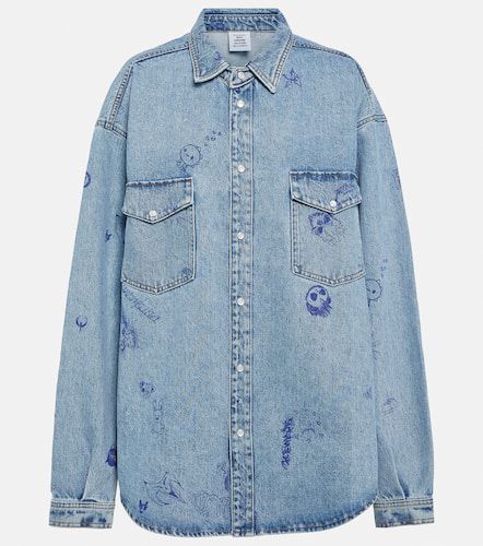 Vetements Printed denim shirt - Vetements - Modalova