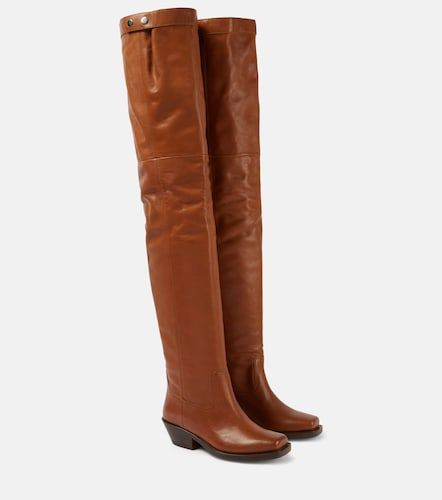 Botas mosqueteras Amati de piel - Isabel Marant - Modalova