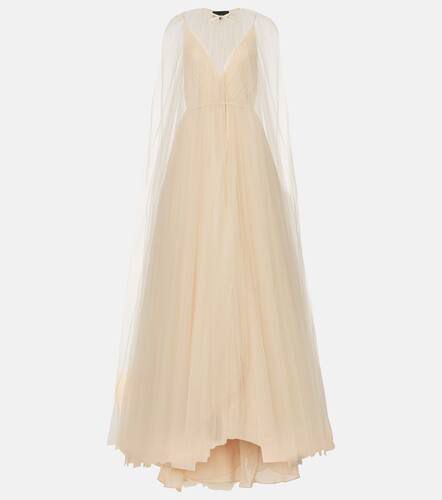 Costarellos Cassandra caped gown - Costarellos - Modalova