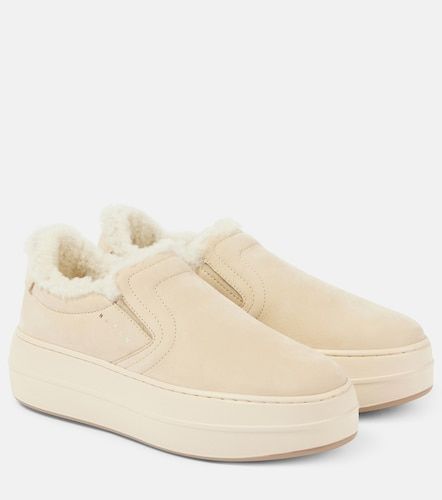 Slip-on Skyscraper in suede con plateau - Hogan - Modalova