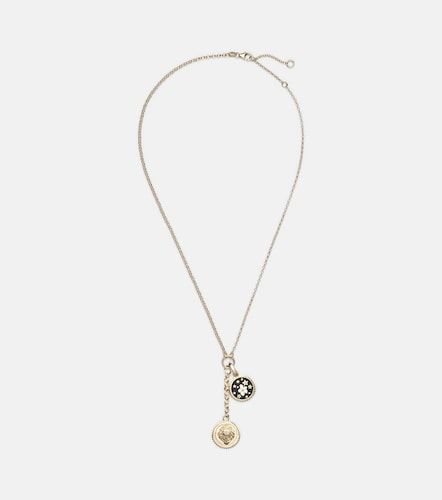 Strength & Resilience Blossoms 18kt charm necklace with diamonds - FoundRae - Modalova