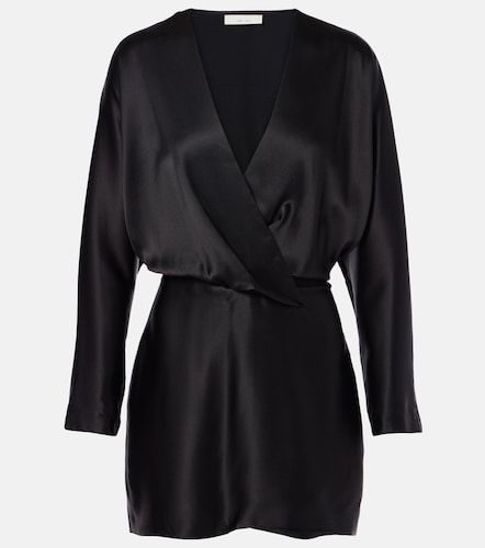 Abito corto in satin di seta - The Sei - Modalova