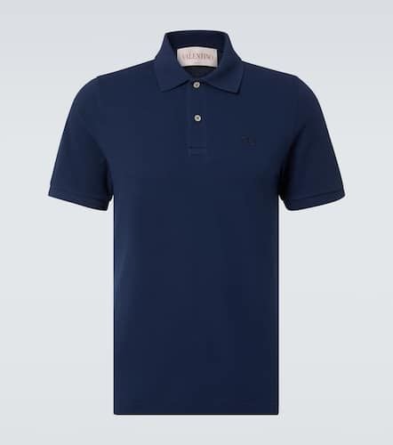 VLogo Signature cotton piquÃ© polo shirt - Valentino - Modalova