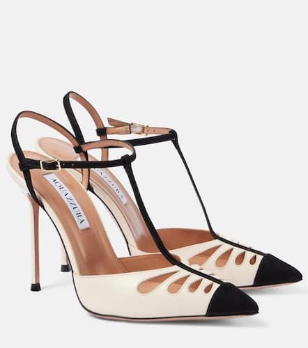 Camille 105 cutout leather pumps - Aquazzura - Modalova