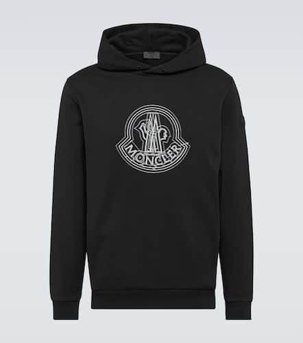 Moncler Cotton jersey hoodie - Moncler - Modalova