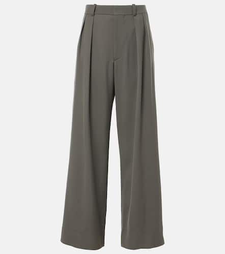 High-rise wool wide-leg pants - Wardrobe.NYC - Modalova