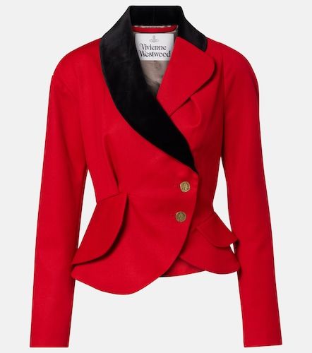 Stormy asymmetric virgin wool jacket - Vivienne Westwood - Modalova