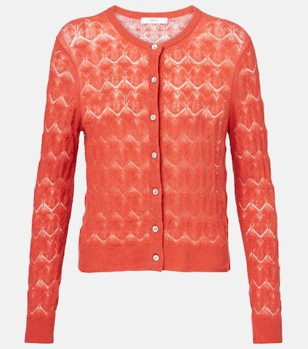 Vince Pointelle cotton cardigan - Vince - Modalova