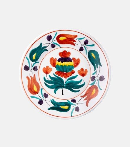Plato de postre Lia de cerámica floral - Cabana - Modalova