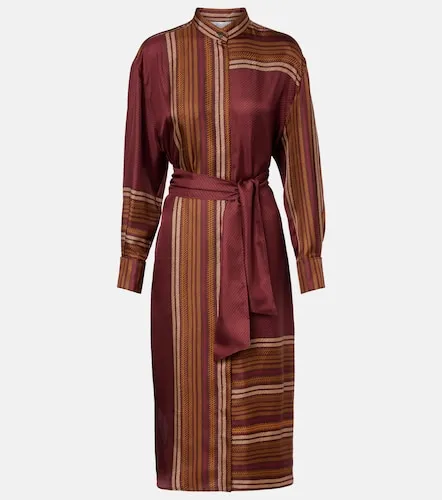 Pietre printed silk wrap dress - Max Mara - Modalova