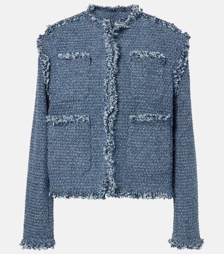 Sacai Denim tweed jacket - Sacai - Modalova