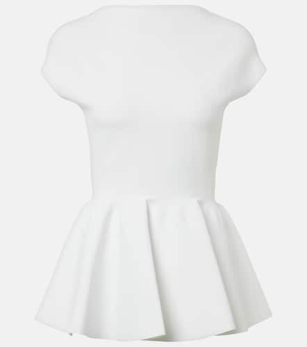 Alaïa Top con peplum - Alaia - Modalova