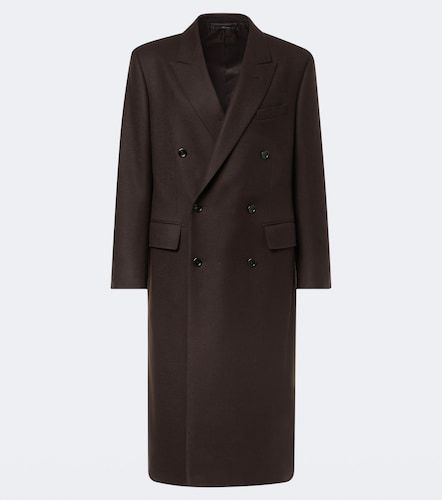 Double-breasted wool and silk coat - Tom Ford - Modalova