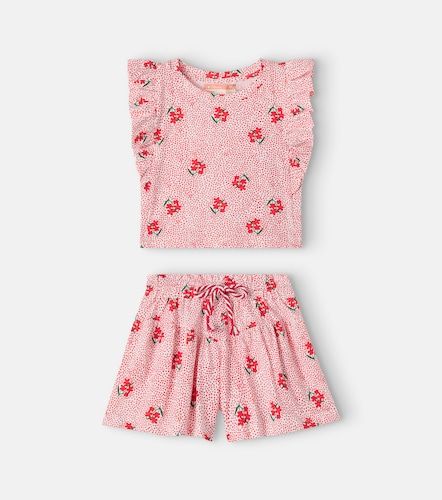 Fábula Set de top y shorts Jardinzinho de algodón - Fabula - Modalova
