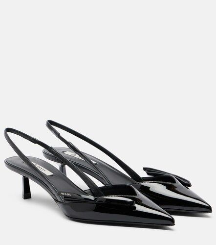 Prada Slingback-Pumps aus Lackleder - Prada - Modalova