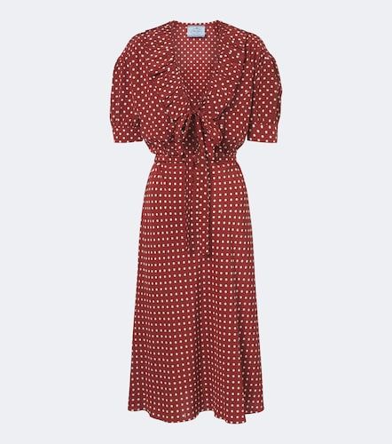 Prada Midikleid aus Seide - Prada - Modalova