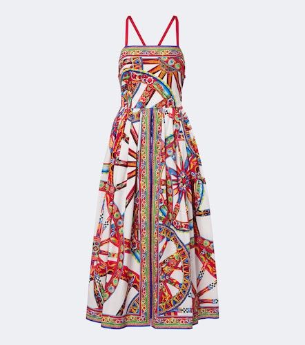 Midikleid Carretto aus Baumwollpopeline - Dolce&Gabbana - Modalova