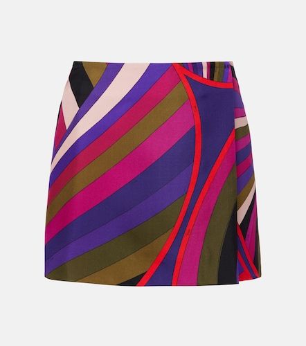 Pucci Iride silk wrap skirt - Pucci - Modalova