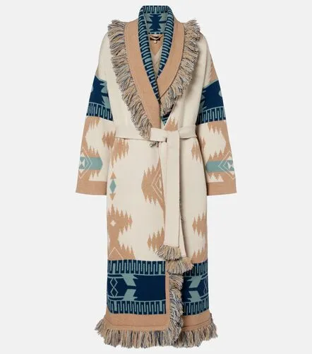 Icon jacquard virgin wool cardigan - Alanui - Modalova