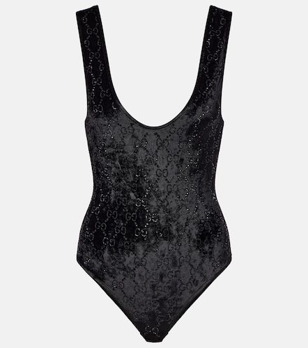 Gucci Body de chenilla con GG - Gucci - Modalova