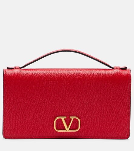 VLogo Mini leather wallet on chain - Valentino Garavani - Modalova