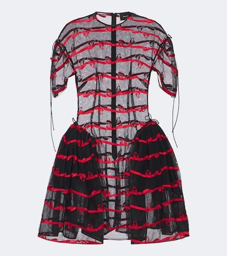 Vestido corto de tul con lazo - Simone Rocha - Modalova