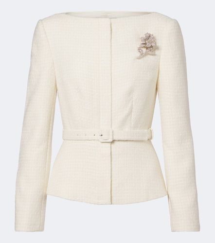 Belted embellished boucle jacket - Roland Mouret - Modalova
