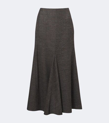 Etro Gonna midi in lana a quadri - Etro - Modalova