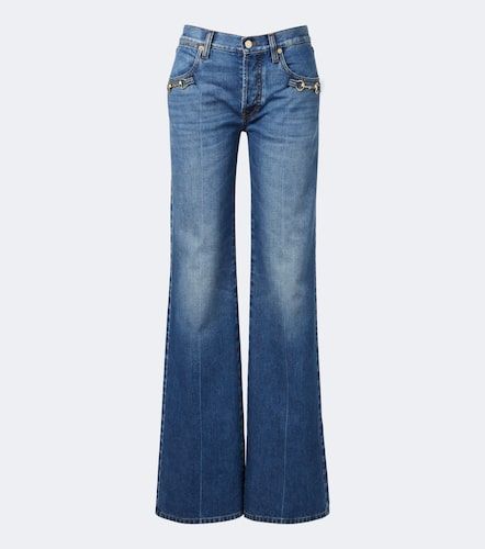 Gucci Jeans flared con Horsebit - Gucci - Modalova