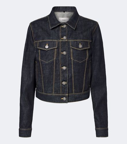 Fendi Cropped denim jacket - Fendi - Modalova