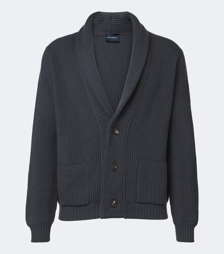 Ribbed-knit wool cardigan - Thom Sweeney - Modalova