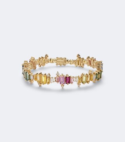 Bracciale Bold Burst in 18kt con zaffiri e diamanti - Suzanne Kalan - Modalova