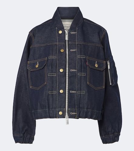 Sacai Bomber di jeans - Sacai - Modalova